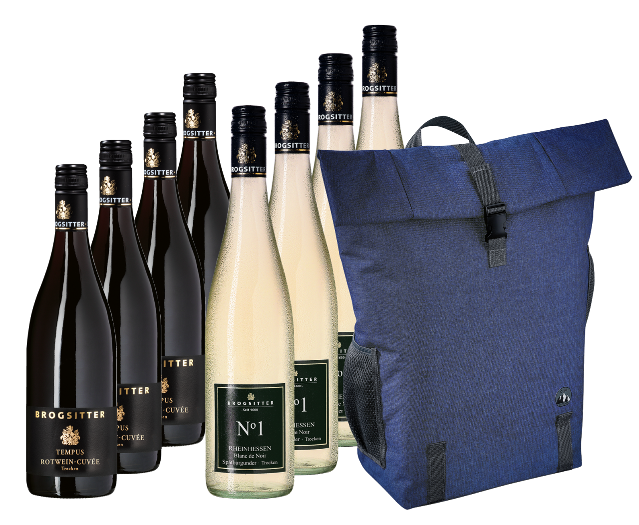 "Wanderslust" Brogsitter-Weine + Thermo-Rucksack
