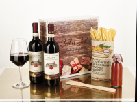 Chianti vom Schloss & Spaghetti-Menü-Set