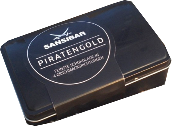 Sansibar Original Piratengold Schokolade in edler Metalldose