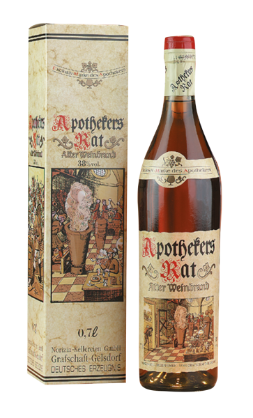 Apothekers Rat - Alter Weinbrand im Geschenkkarton