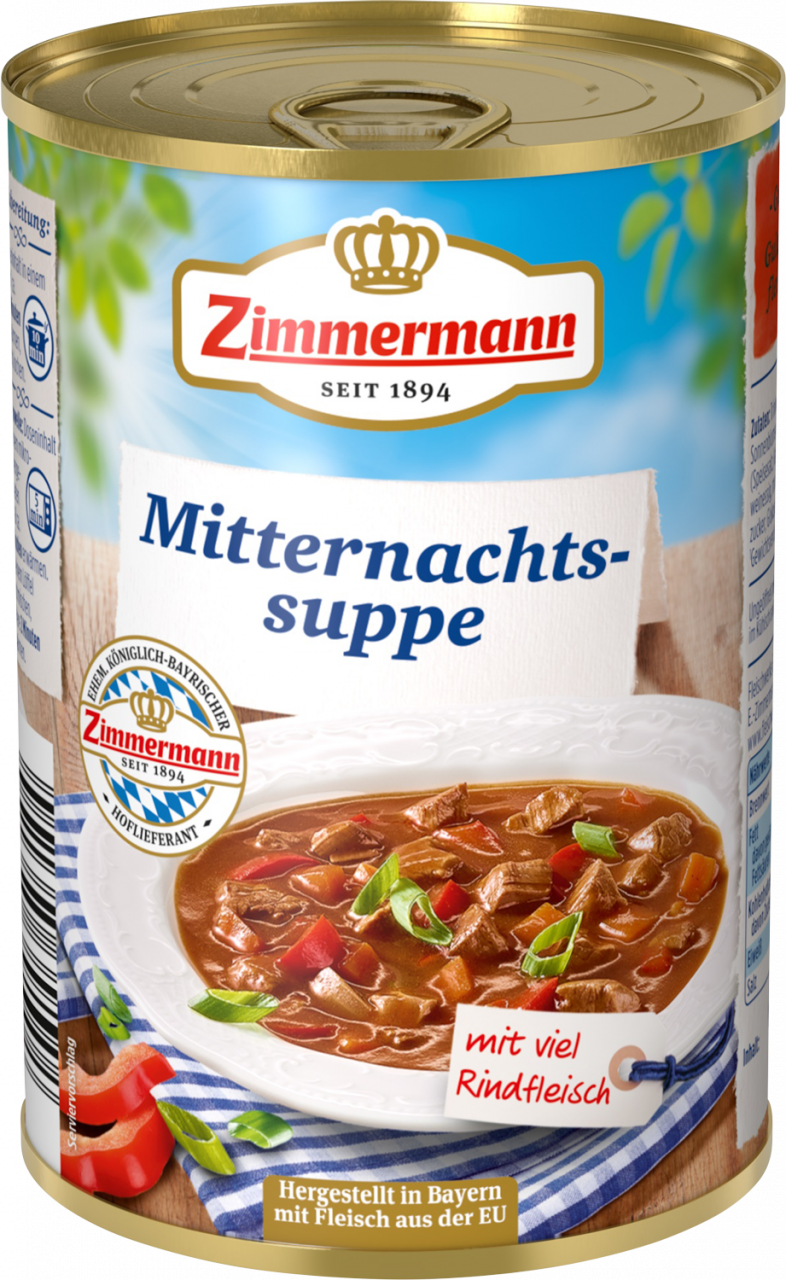 Mitternachts-Suppe mit viel Rindfleisch