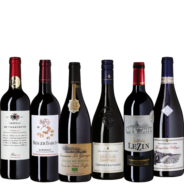 Probierpaket Frankreich Rot