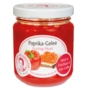 Paprika-Gelee Rot Paprika-Gelee Rot Fruchtig-pikanter Brotaufstrich