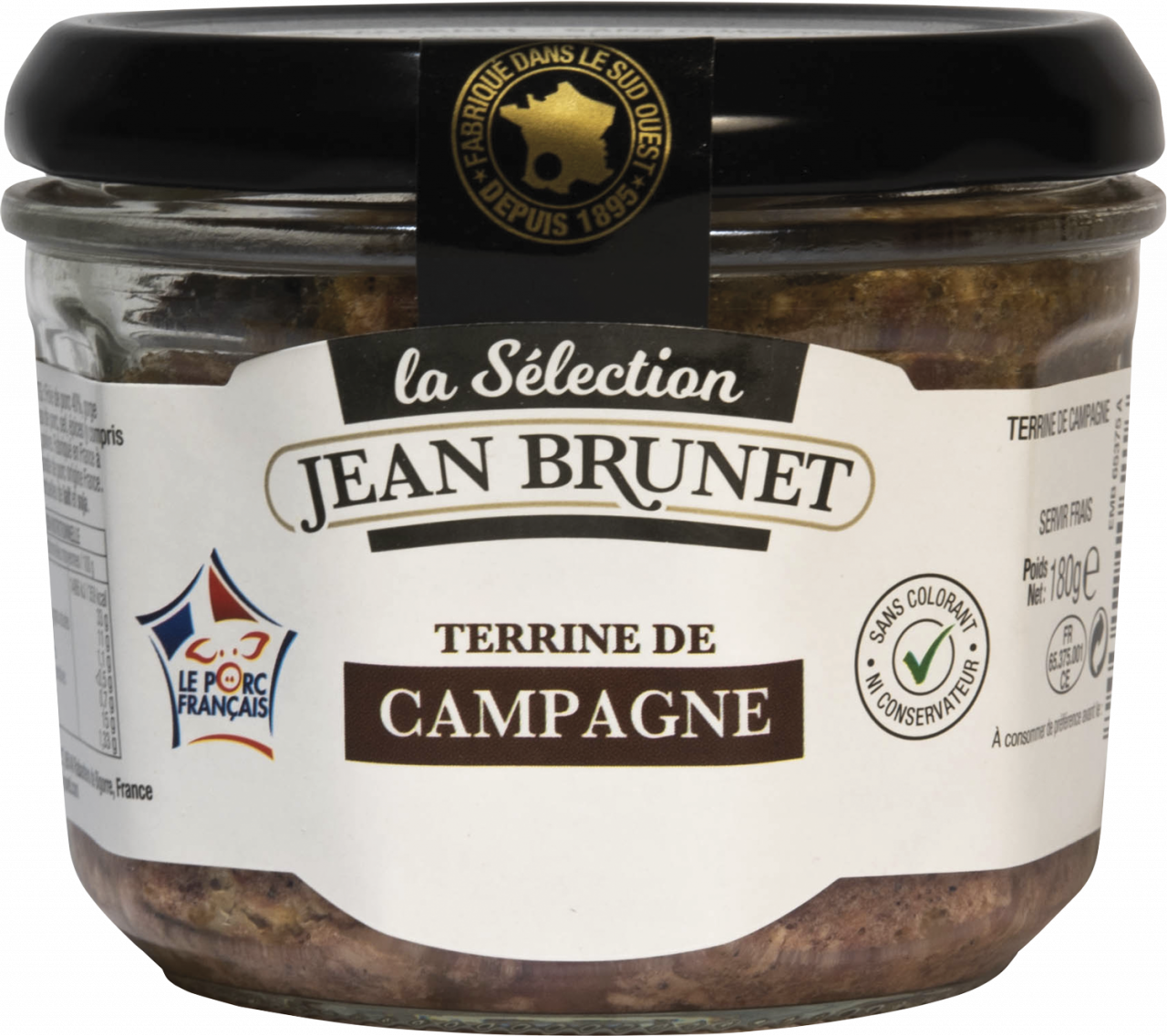Jean Brunet Terrine de Campagne VPF Französische Bauernpastete