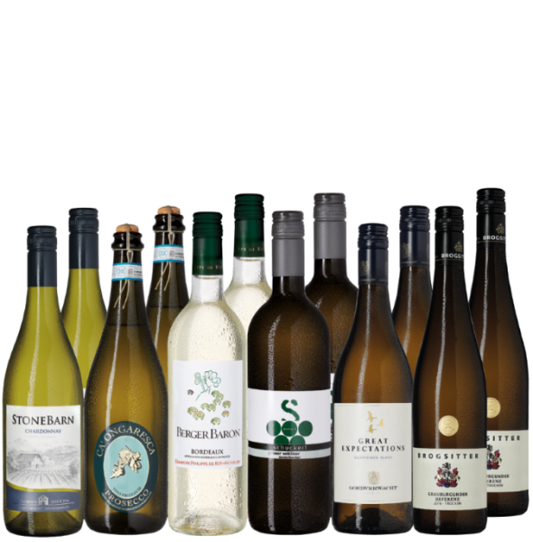 Probierpaket 12 weiße Spitzenweine