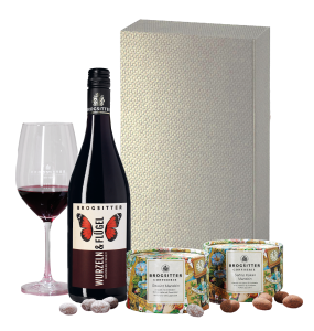 Präsent "Rotwein Präsent "Rotwein & Mandeln"