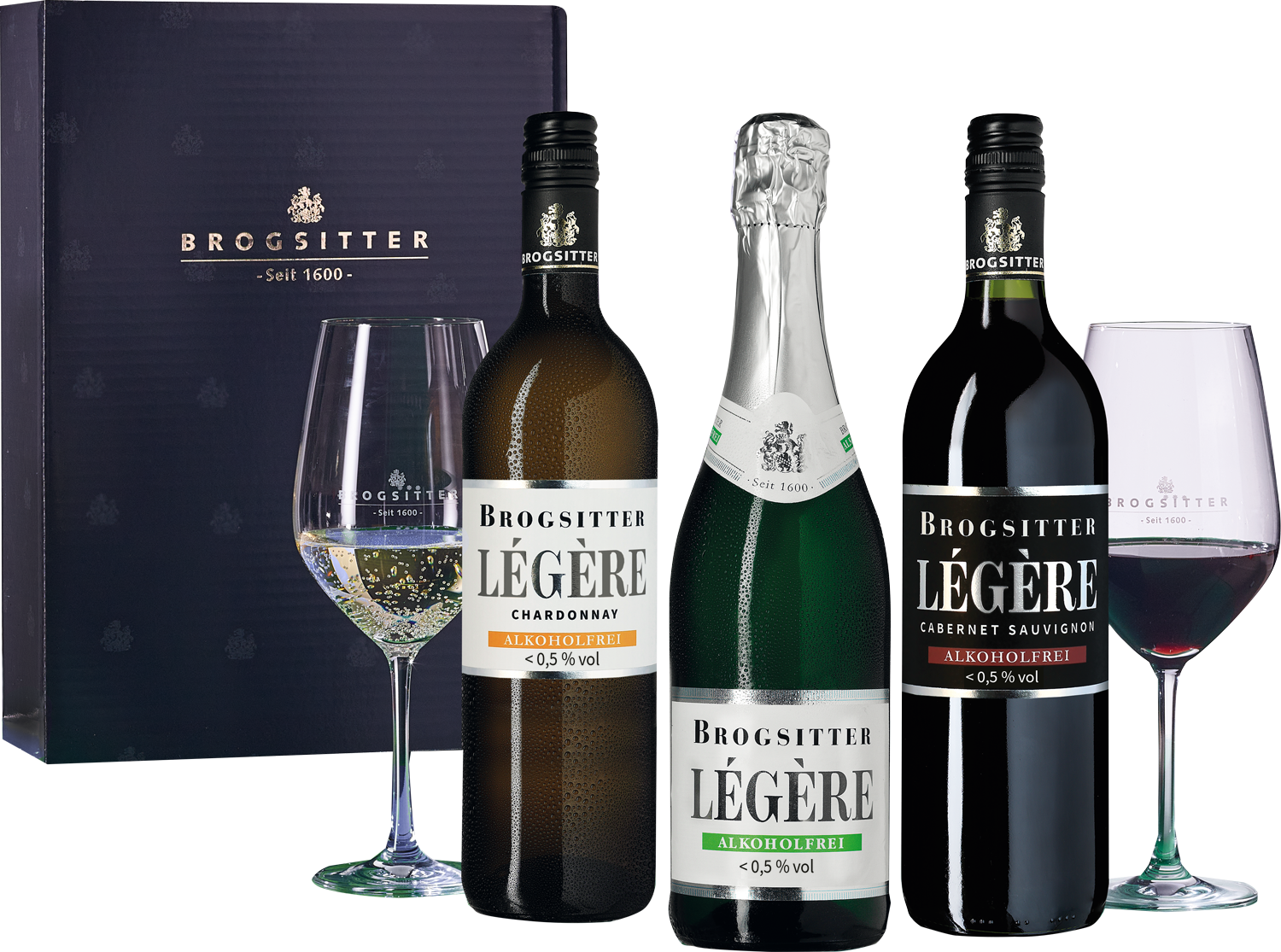 Artikel - Wein bestellen Légère Brogsitter Alkoholfreier Sekt | Brogsitter | & Wein by