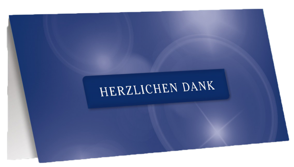 Grußkarte Herzlichen Dank