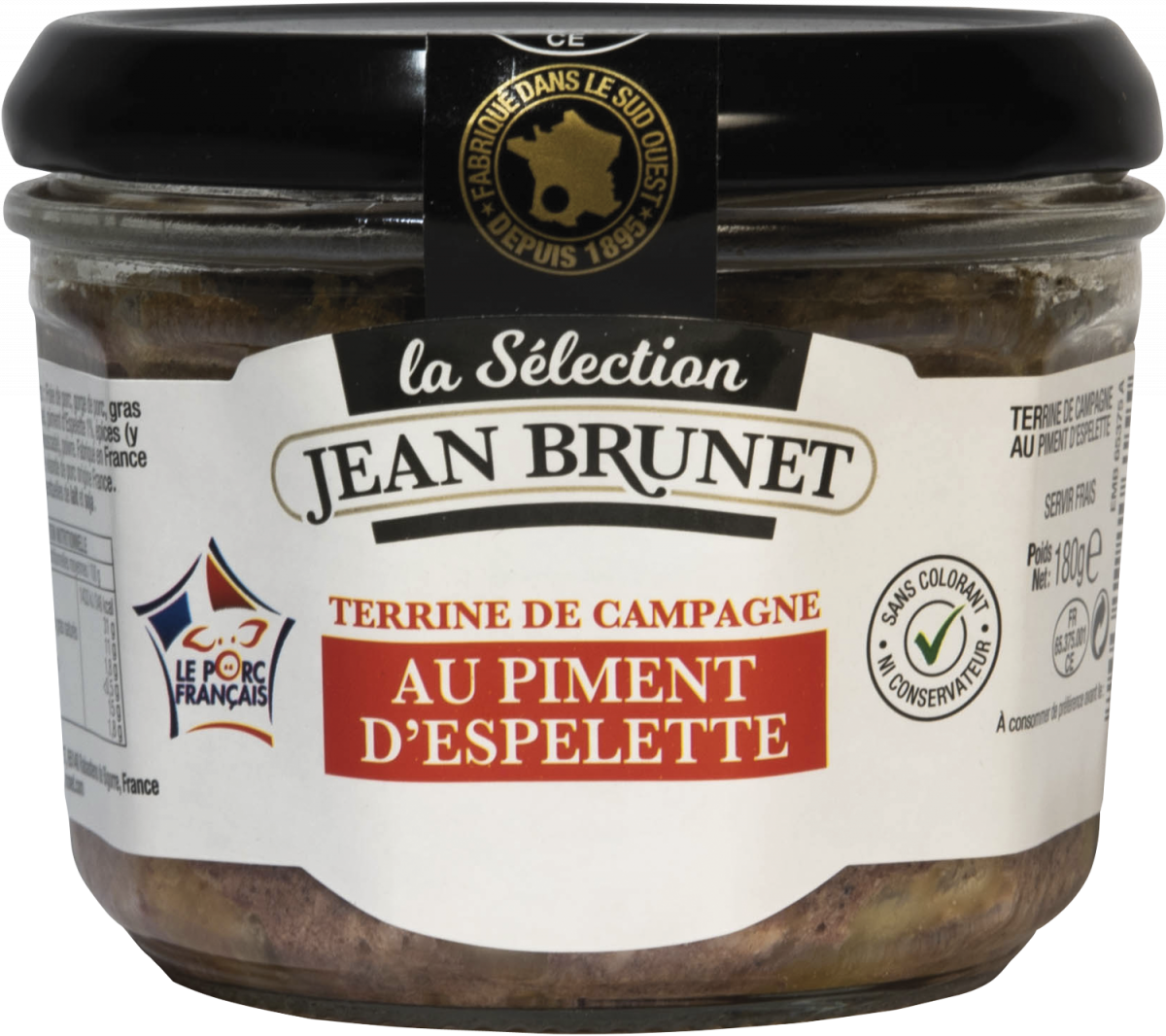 Jean Terrine de Campagne au Piment d´Espellete VPF Paté