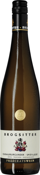 Brogsitter Grauburgunder Spätlese Prädikatswein Trocken