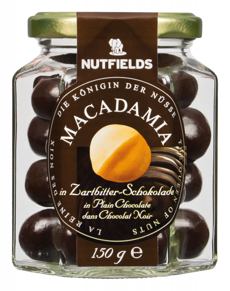 Premium Macadamia Nüsse in Zartbitter Schokolade