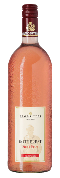 Brogsitter Rotherbst Sanct Peter Rosewein halbtrocken 1 Liter
