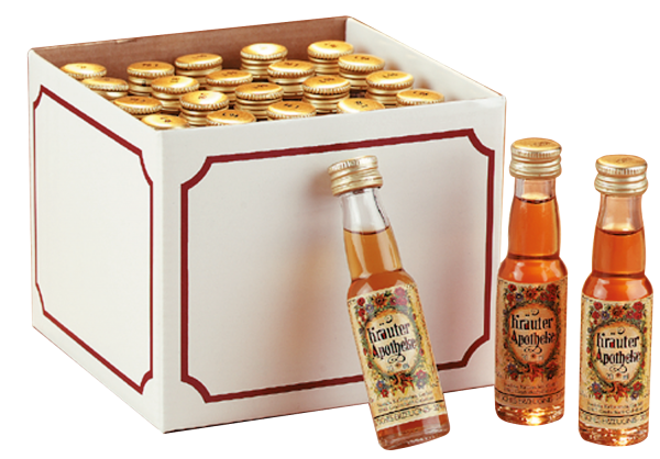 Feine Kräuterapotheke Miniaturen, 25 Stück a 0,02l
