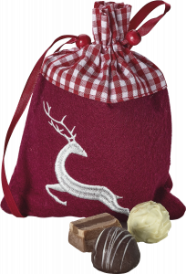 Filzsäckchen Trüffel- und Filzsäckchen Trüffel- und Pralinenmischung