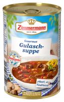 Zimmermann Gourmet Gulaschsuppe Pikant mit Rindfleisch