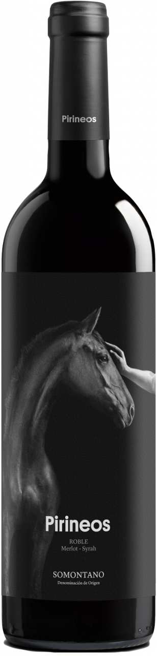 Bodega Pirineos "Black Horse" Tinto Roble Somontano D.O.